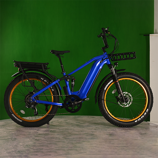 Kaksoisakku Eletcirc Bike High Power Electric Fat Renere Bike 1500W Hub Moottori