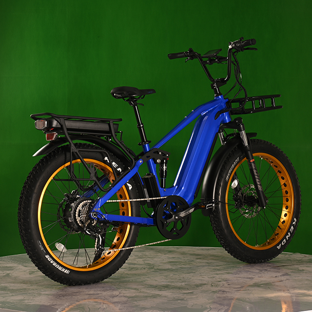 Kaksoisakku Eletcirc Bike High Power Electric Fat Renere Bike 1500W Hub Moottori