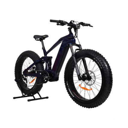 Hiilikuitu sähköpyörä 26 'tuuman rasvan rengaspyörän metsästyspyörä Täysi jousitus sähköpyörä